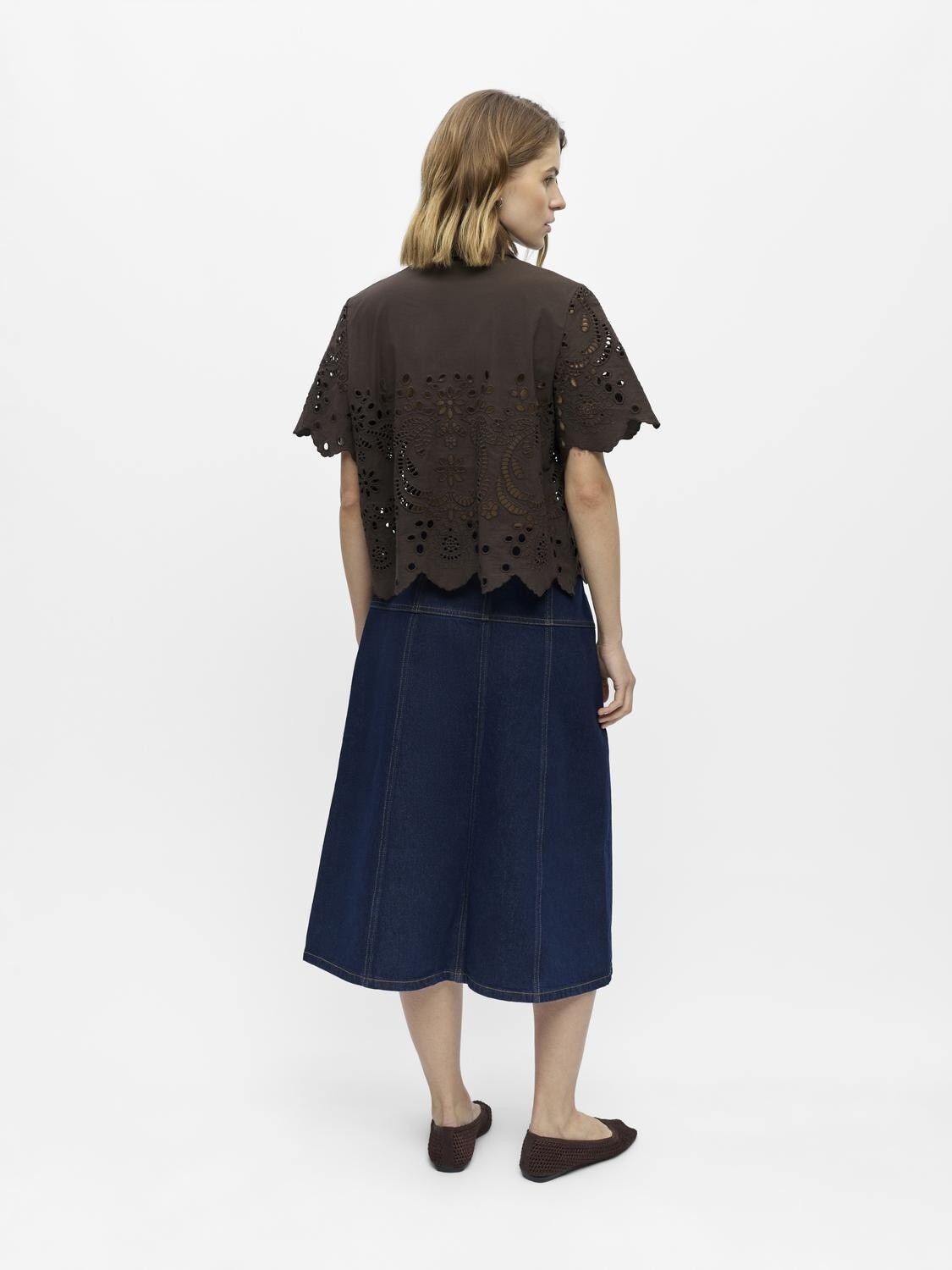 Objelena S/S Crop Top E Rep