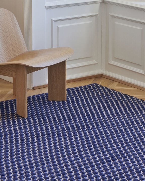 Channel Rug-60 x 200-Blue, white