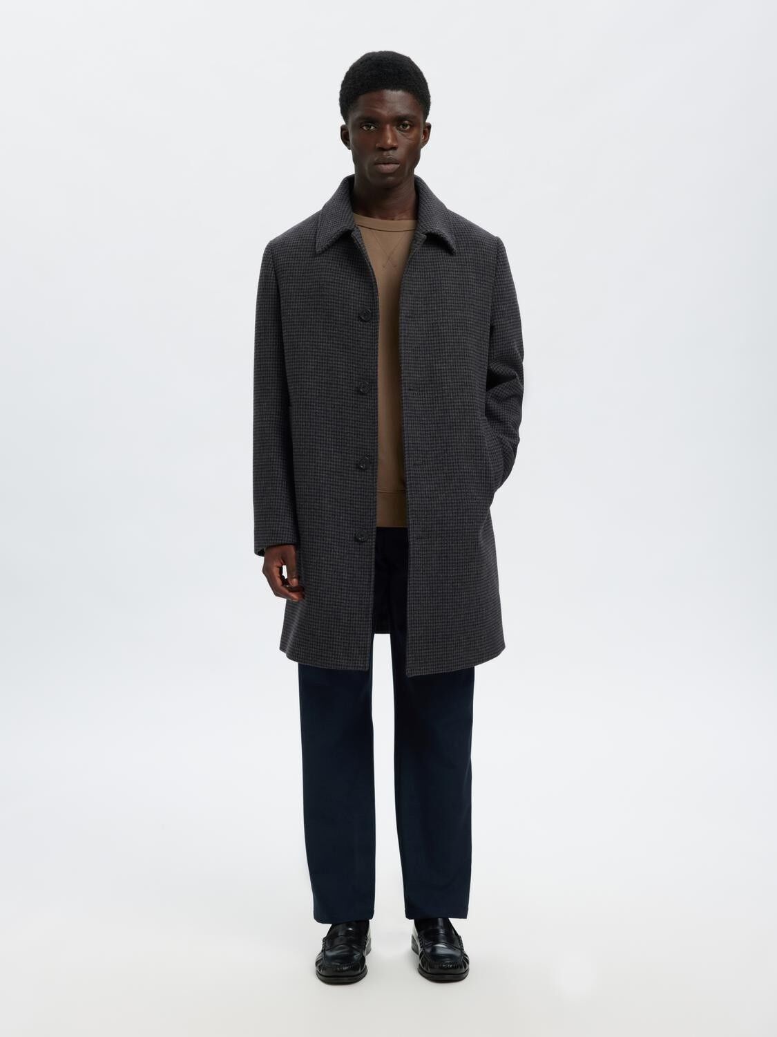 SLHRELAXLUKE LS SWEAT CREW NECK NOO