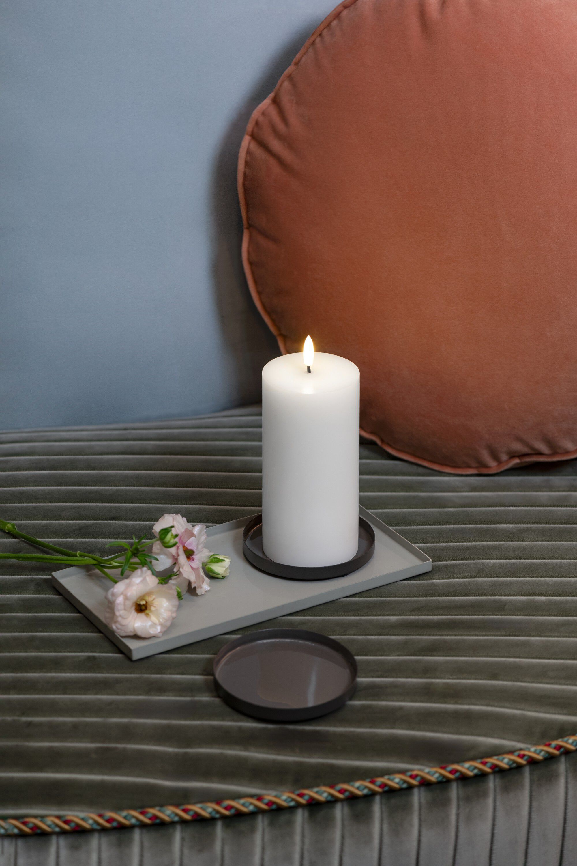 MM GRENADA deco tray, rectangular, Kit grey