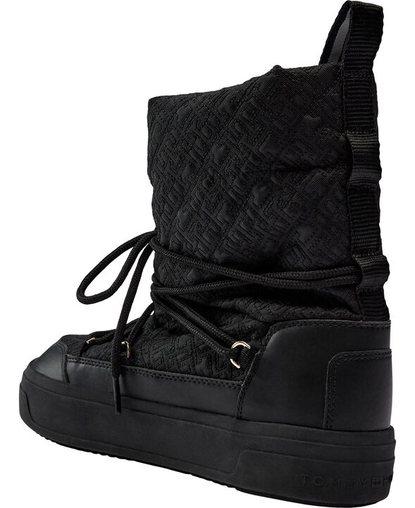 LACE-UP MONOGRAM SNOWBOOT