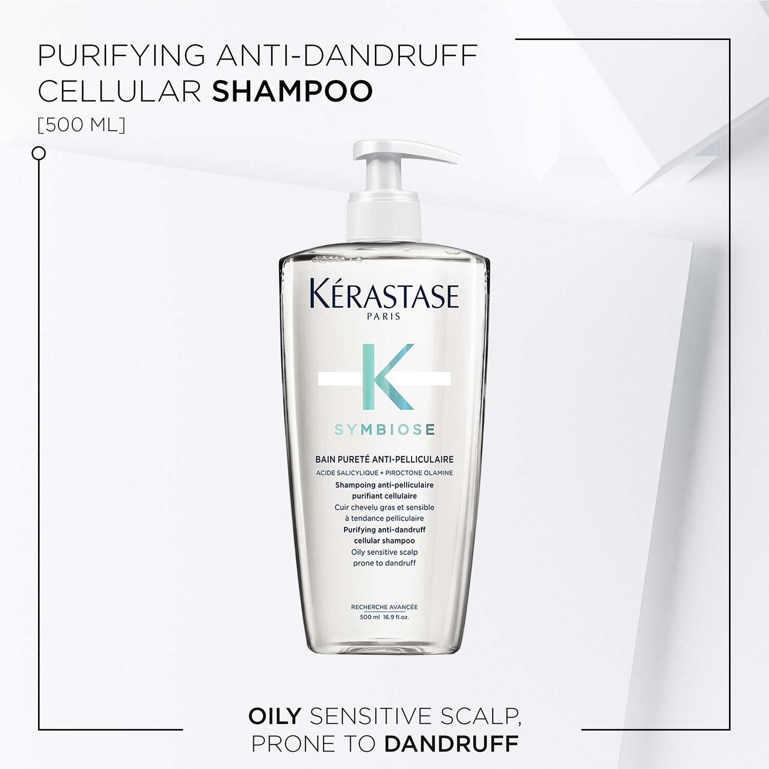 K&eacute;rastase Symbiose Bain Puret&eacute; Anti-Pelliculaire Shampoo 500ml