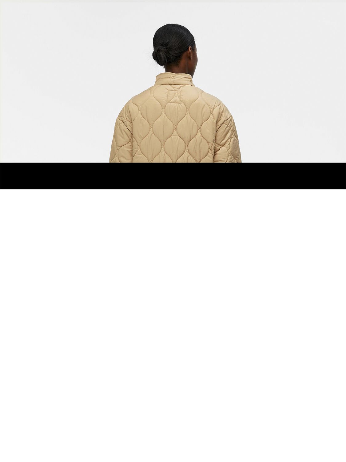 OBJLINE LONG QUILTED JACKET NOOS