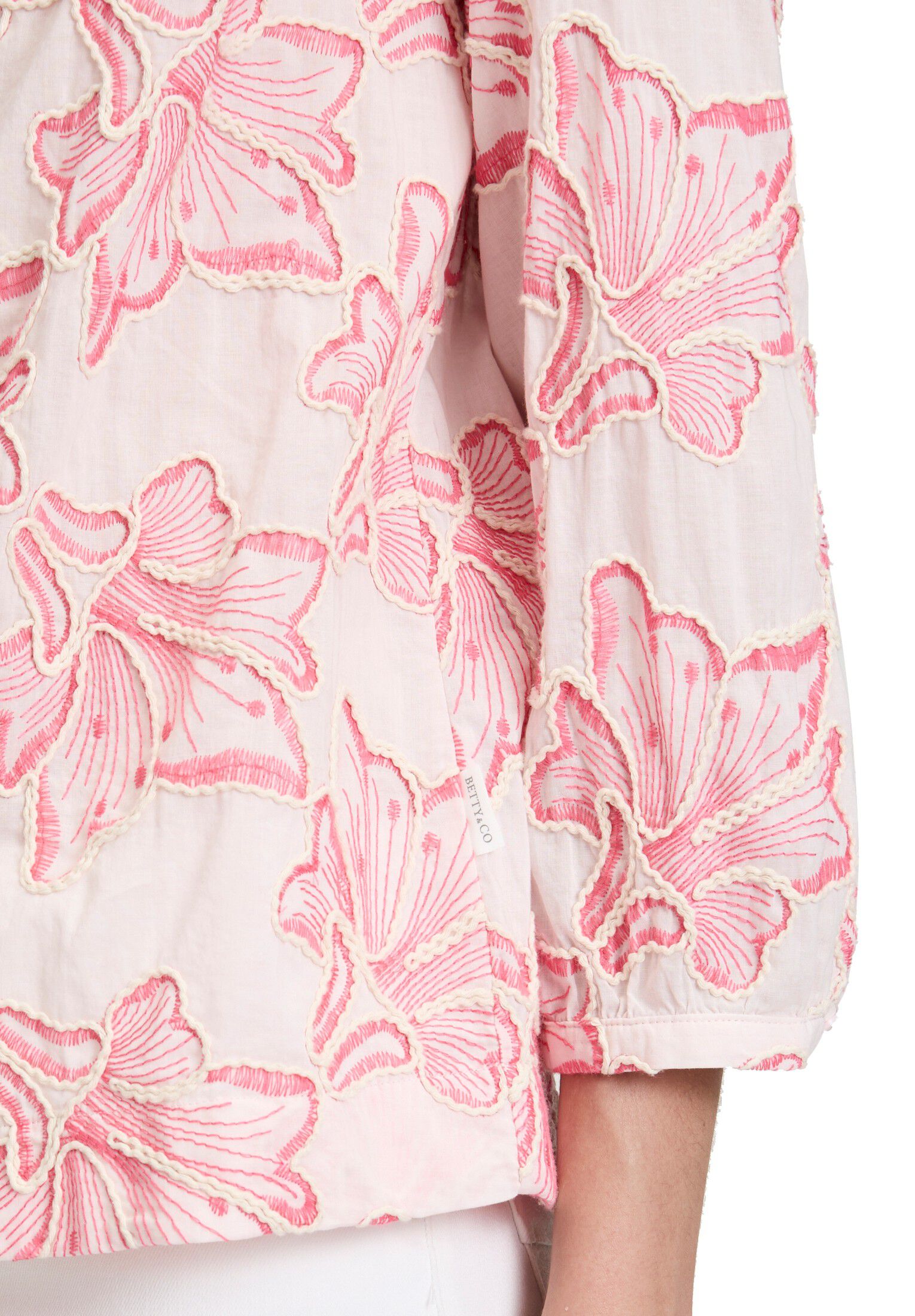 Bluse Kurz 3/4 Ar