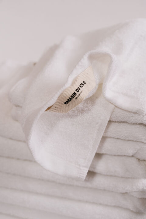 New frotté white håndklæde