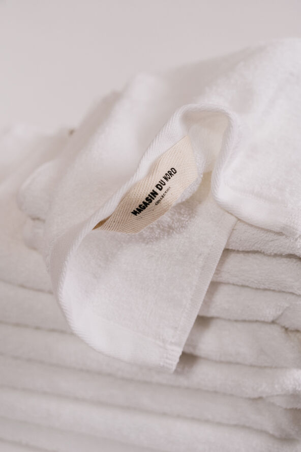 New frotté white håndklæde