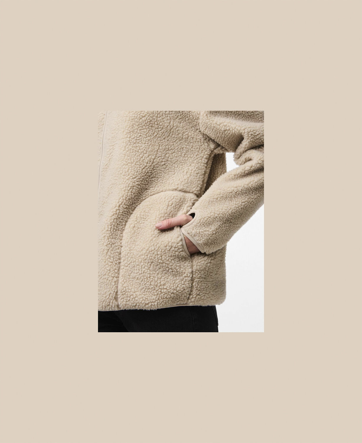 Pcsadia Ls Teddy Jacket Noos Bc