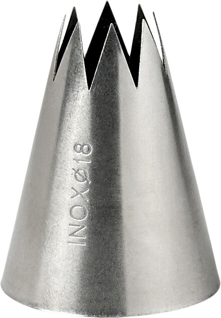 Stjernetylle 18 mm st&aring;l Blomst