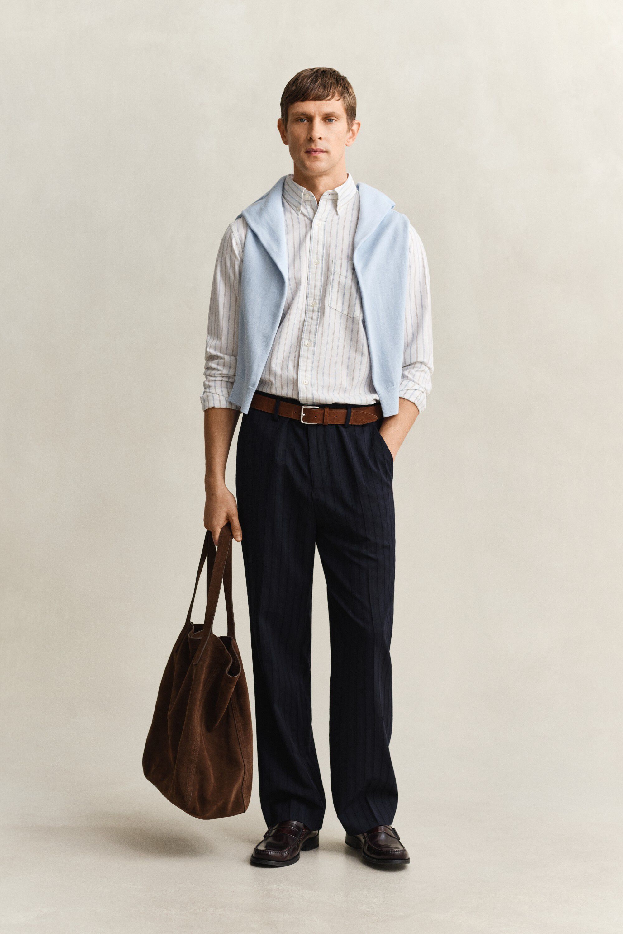 REG CLASSIC OXFORD STRIPE SHIRT