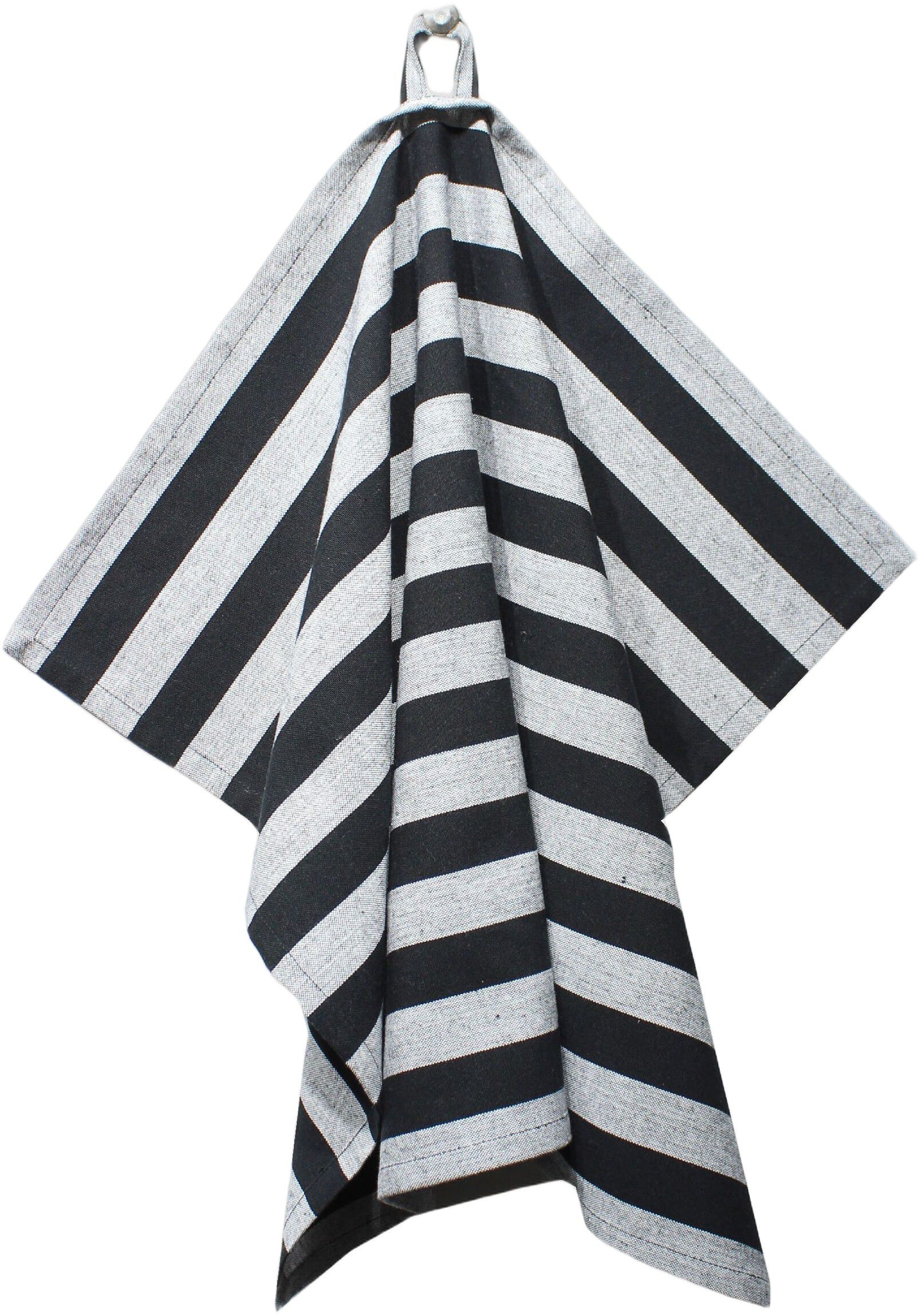 Tea Towels 50x70 cm BIRK - Stripe black