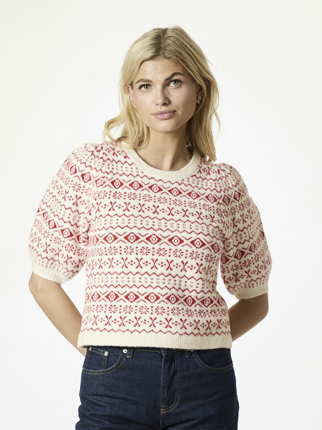 Abi Vintage Knit Blouse