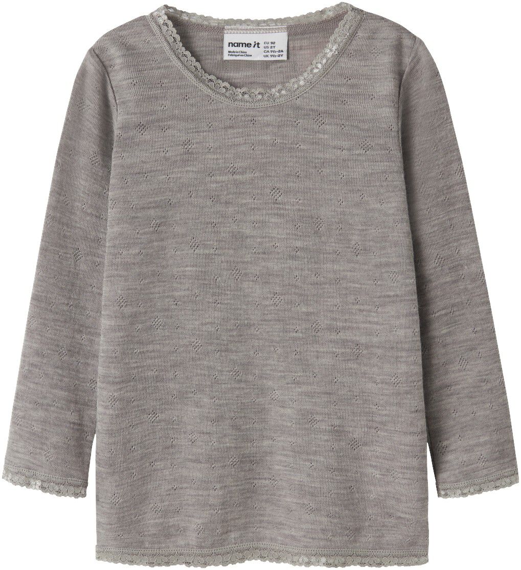 NMFWANG WOOL NEEDLE LS TOP SOLID NO