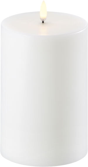 UYUNI Lighting - LED Pillar Candle - Nordic White - 10,1 x 15 cm