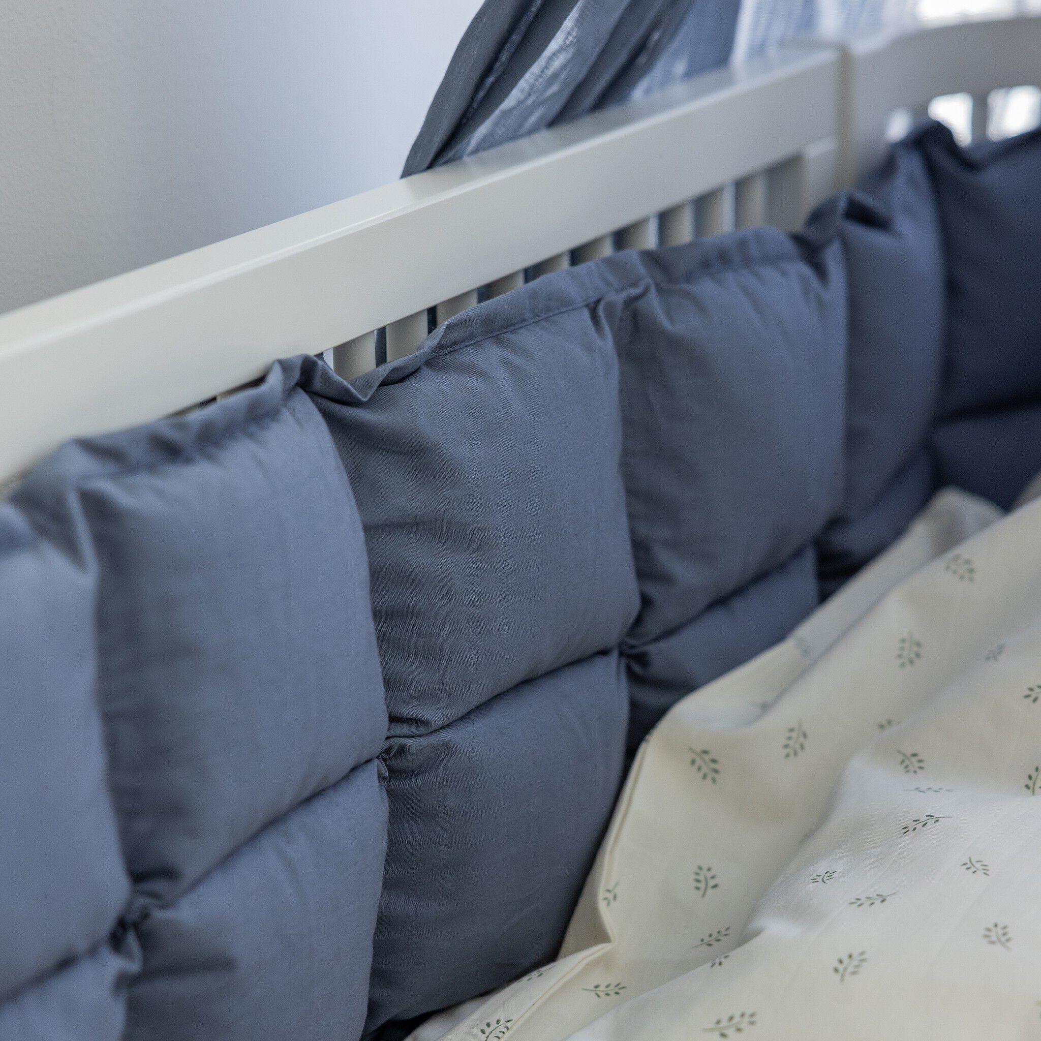 Sengerand, kapok, forest lake blue stripe