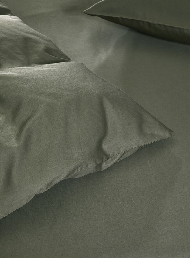 Harmoni stonewashed pudebetræk dæmpet grøn