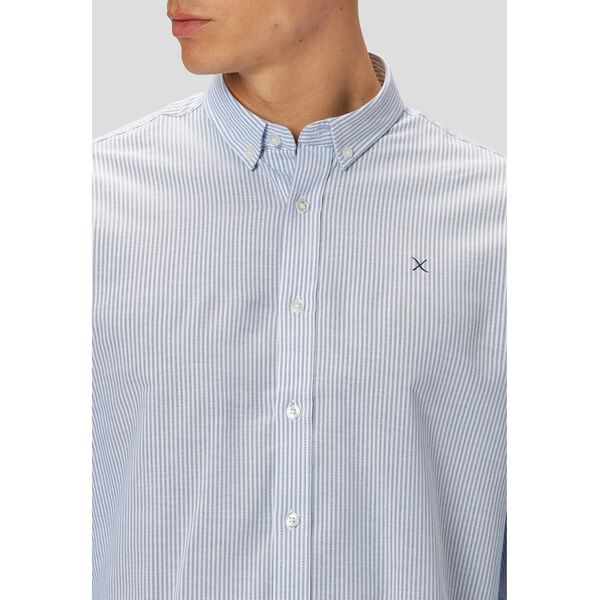 Oxford Stretch Stripe L/S