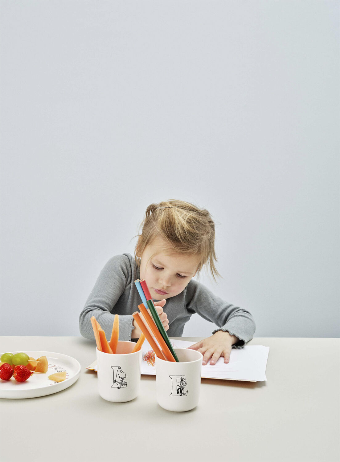 Moomin ABC kopp - L 0.2 l. Moomin white