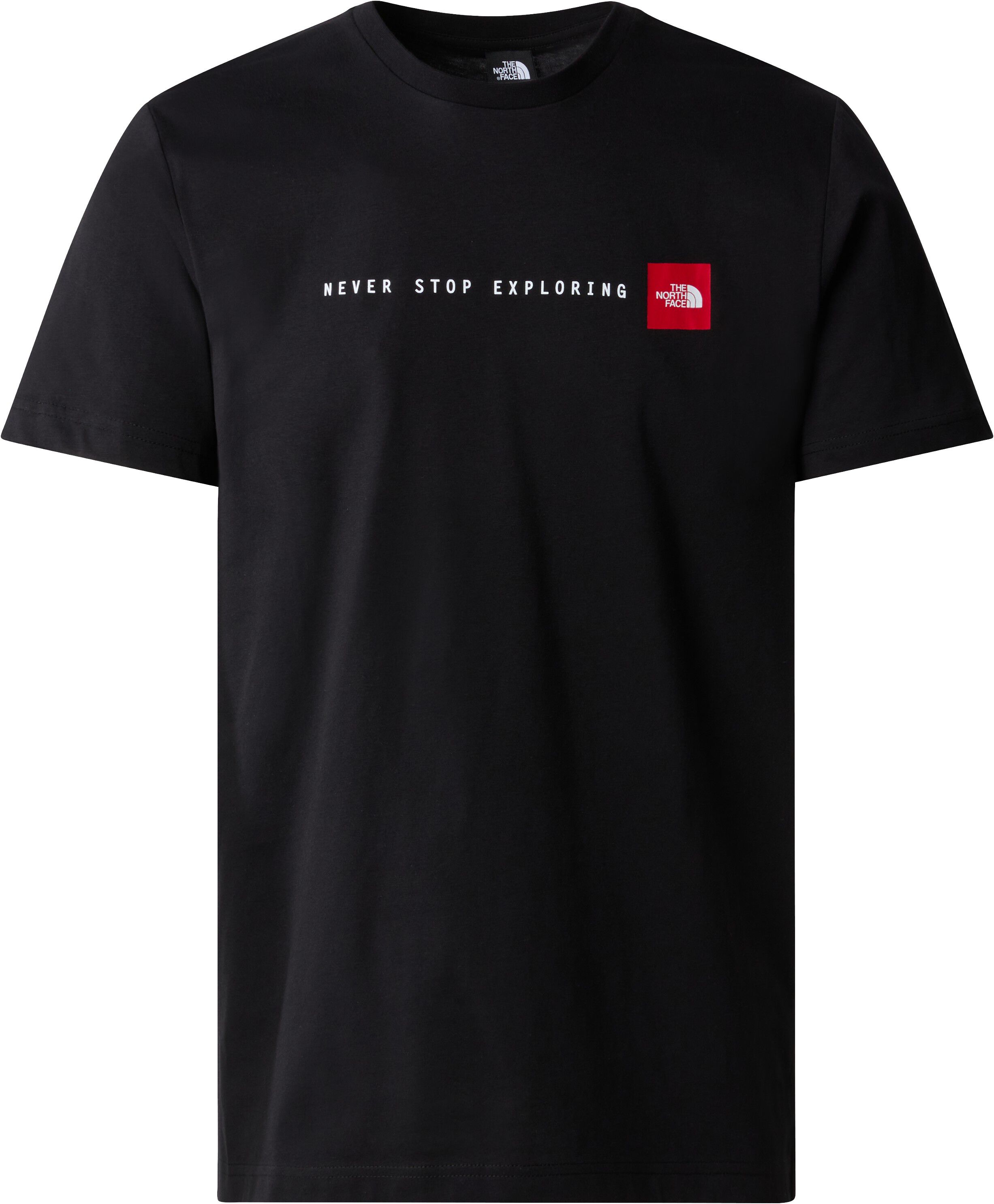 M S/S NEVER STOP EXPLORING TEE TNF