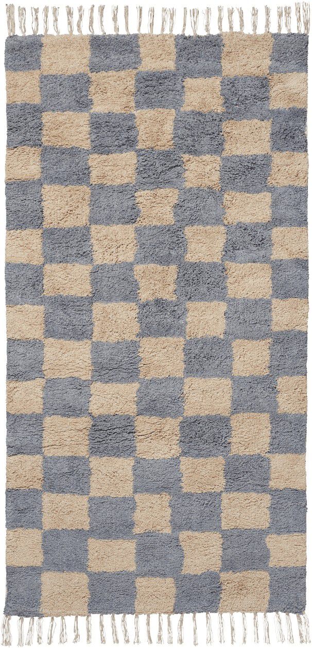 Mara Washable Rug - Mist Blue/Warm Sand