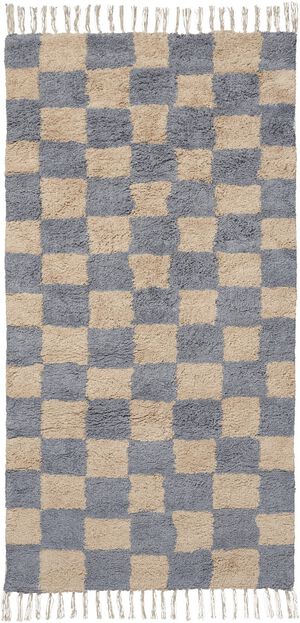 Mara Washable Rug - Mist Blue/Warm
