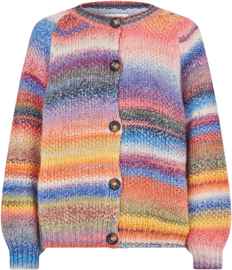 Lollys Laundry PadovaLL Cardigan Knit LS Multi NOK