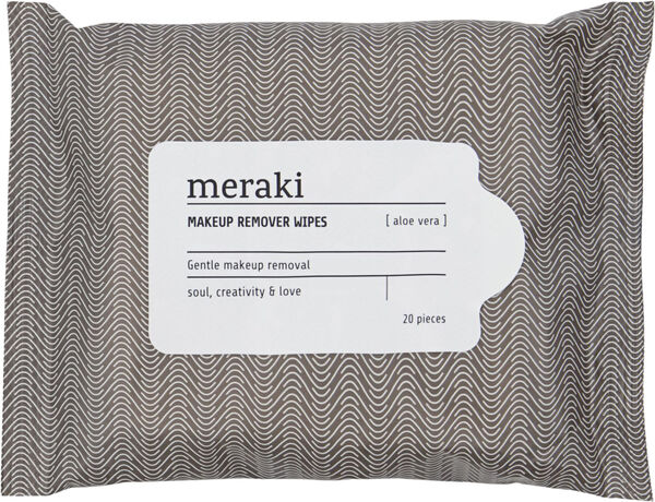 Cleansing wipes, Aloe vera, Brun/hvit