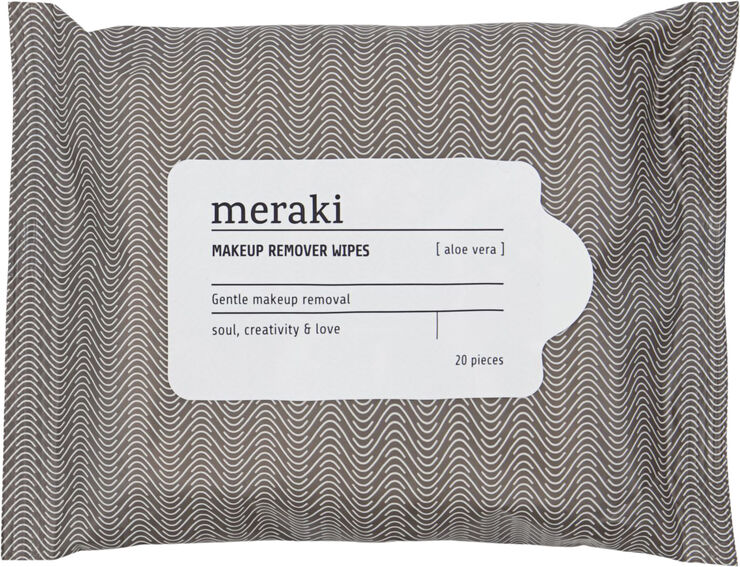 Cleansing wipes, Aloe vera, Brun/hvit