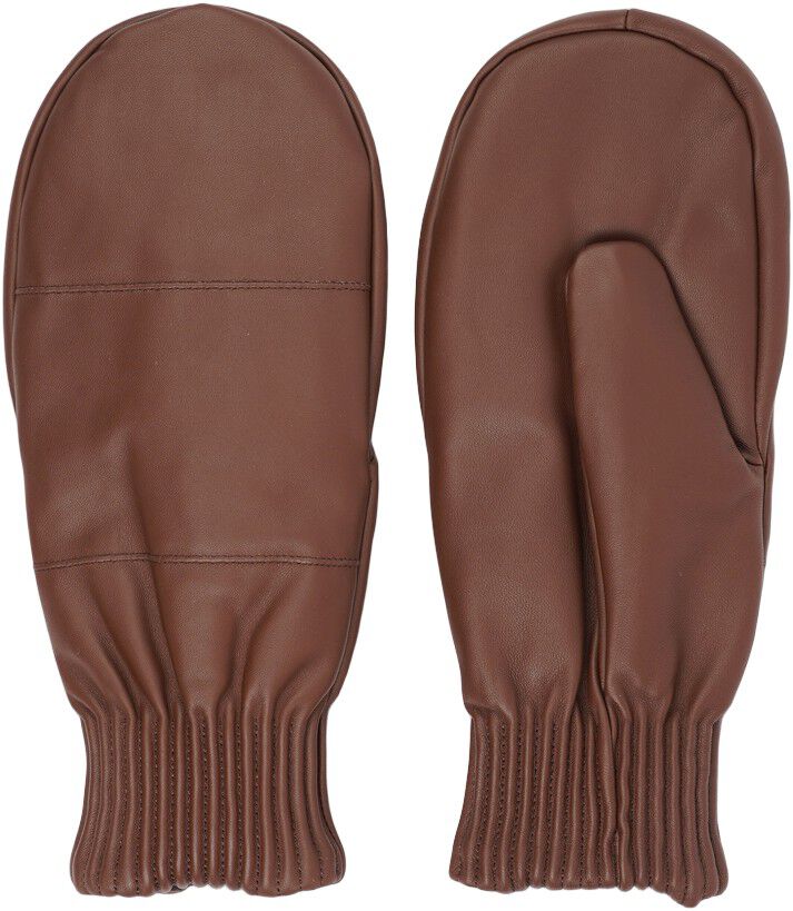 BERGAMO - THICK LEATHER MITTENS W/ FLEECE LINING