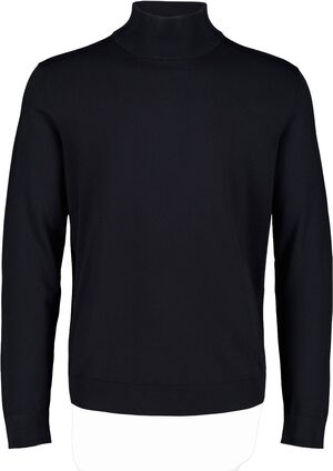 Soft viscose blend roll-neck