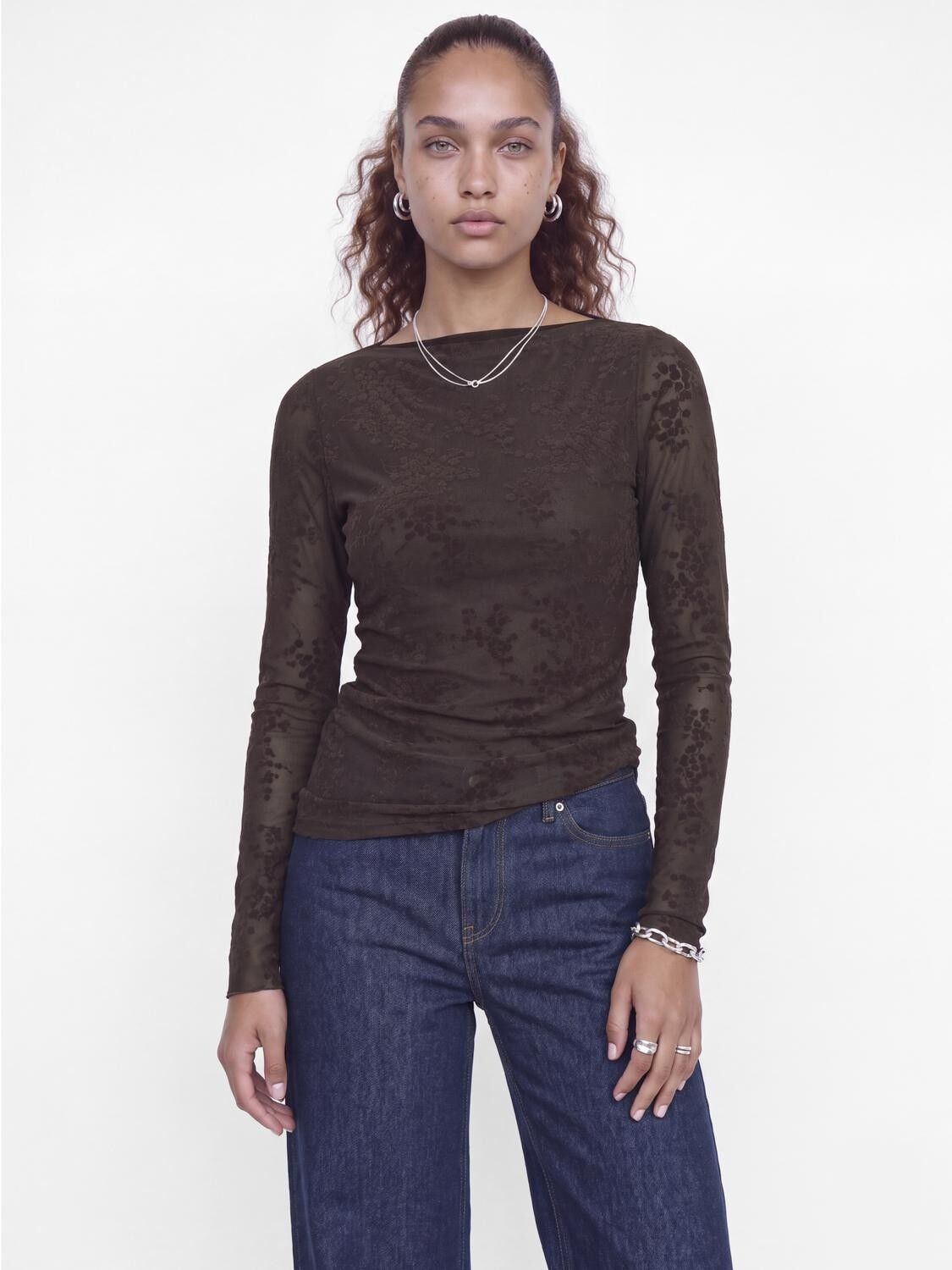 Jxjana Flock Assy Ls Top Wvn