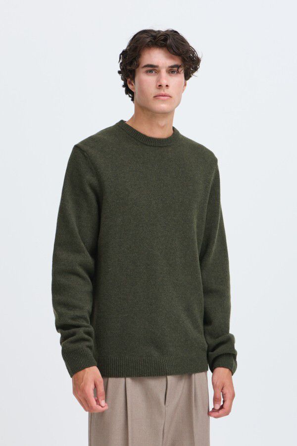 CFKARL LAMBSWOOL CREW NECK KNI