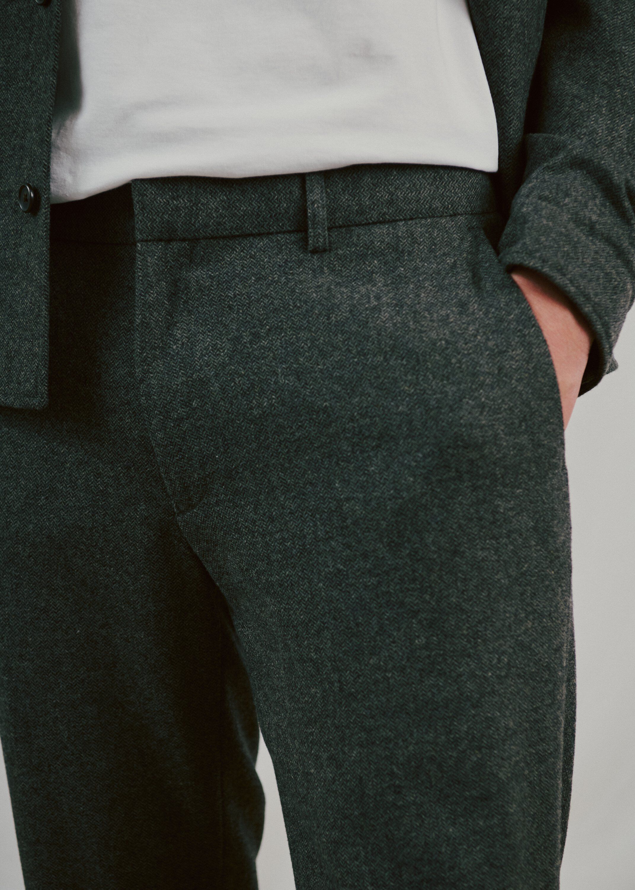 Bs Melliw Classic Fit Suit Pants