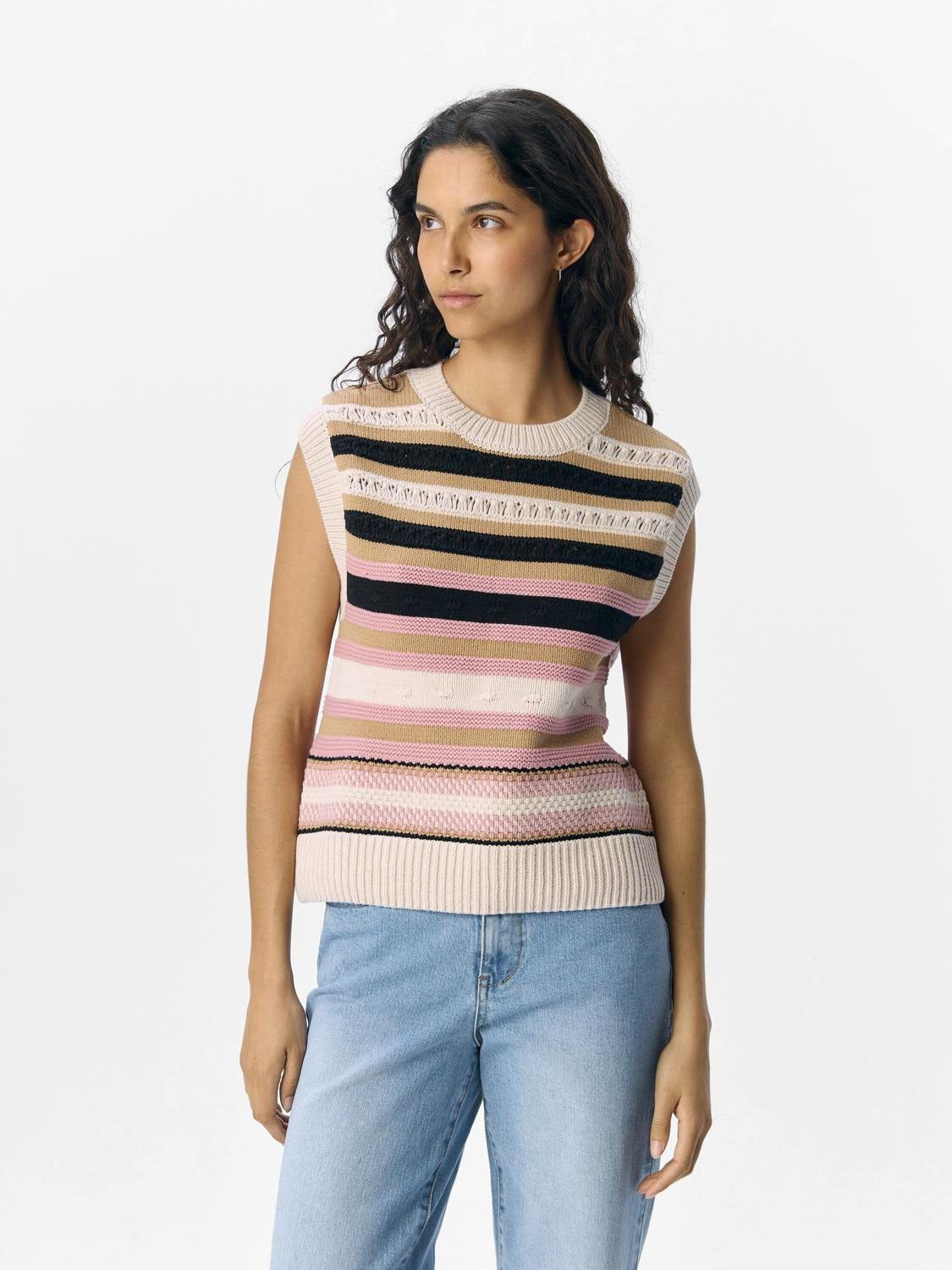 OBJARJA S/L RE KNIT VEST 140