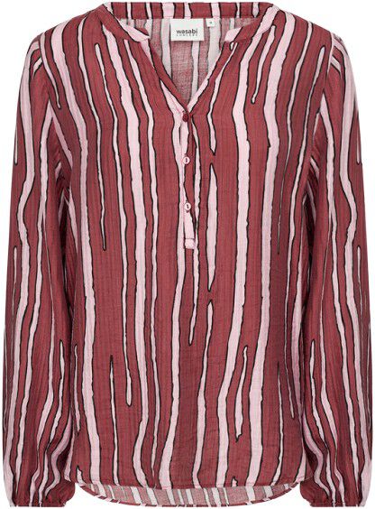 Curvy WA-CHANELLA 1 Bluse R&oslash;d