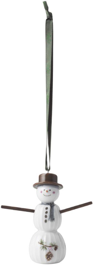 Hammersh&oslash;i Christmas Sn&oslash;mann hengende H9,5 hvit m. deko
