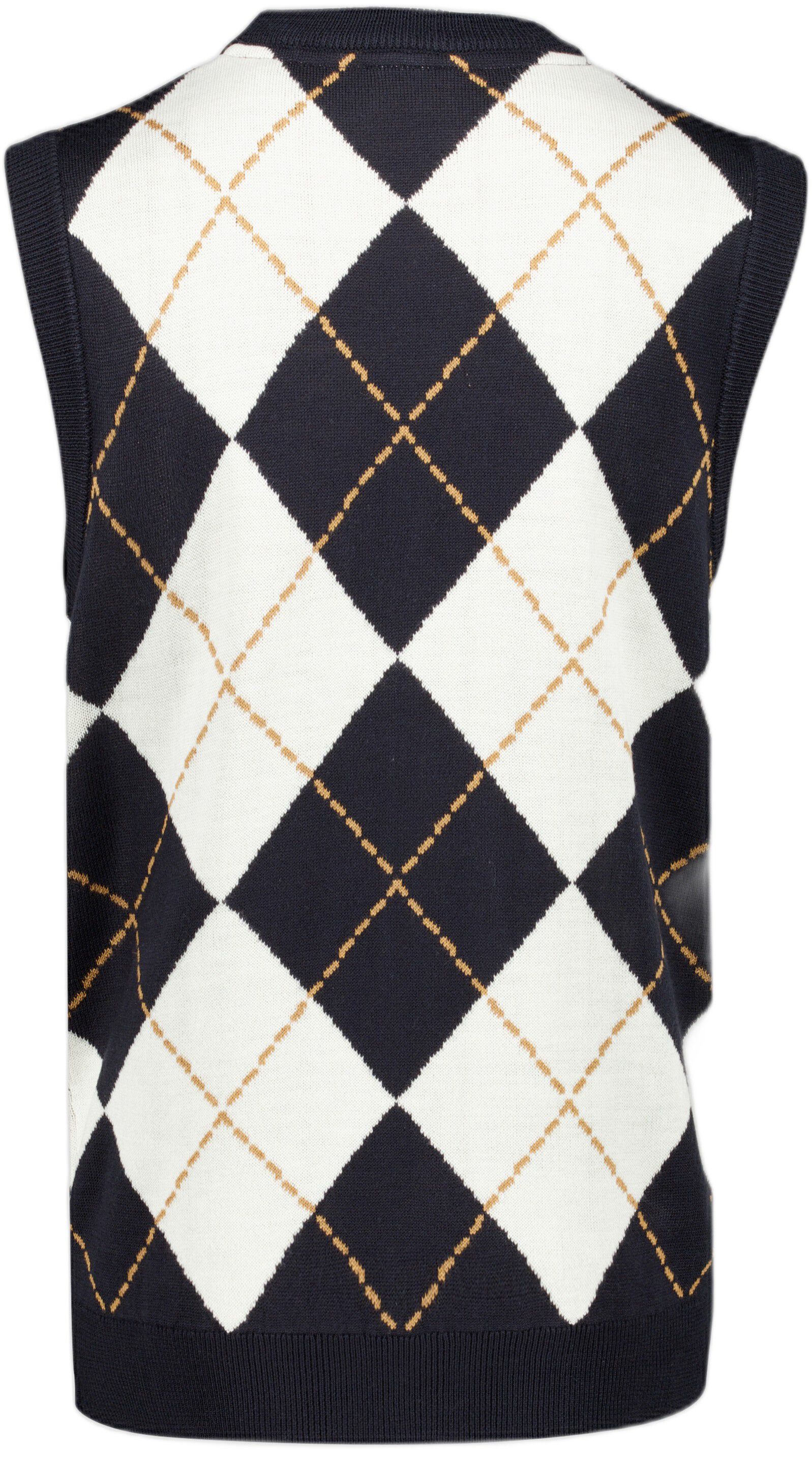Christmas argyle vest