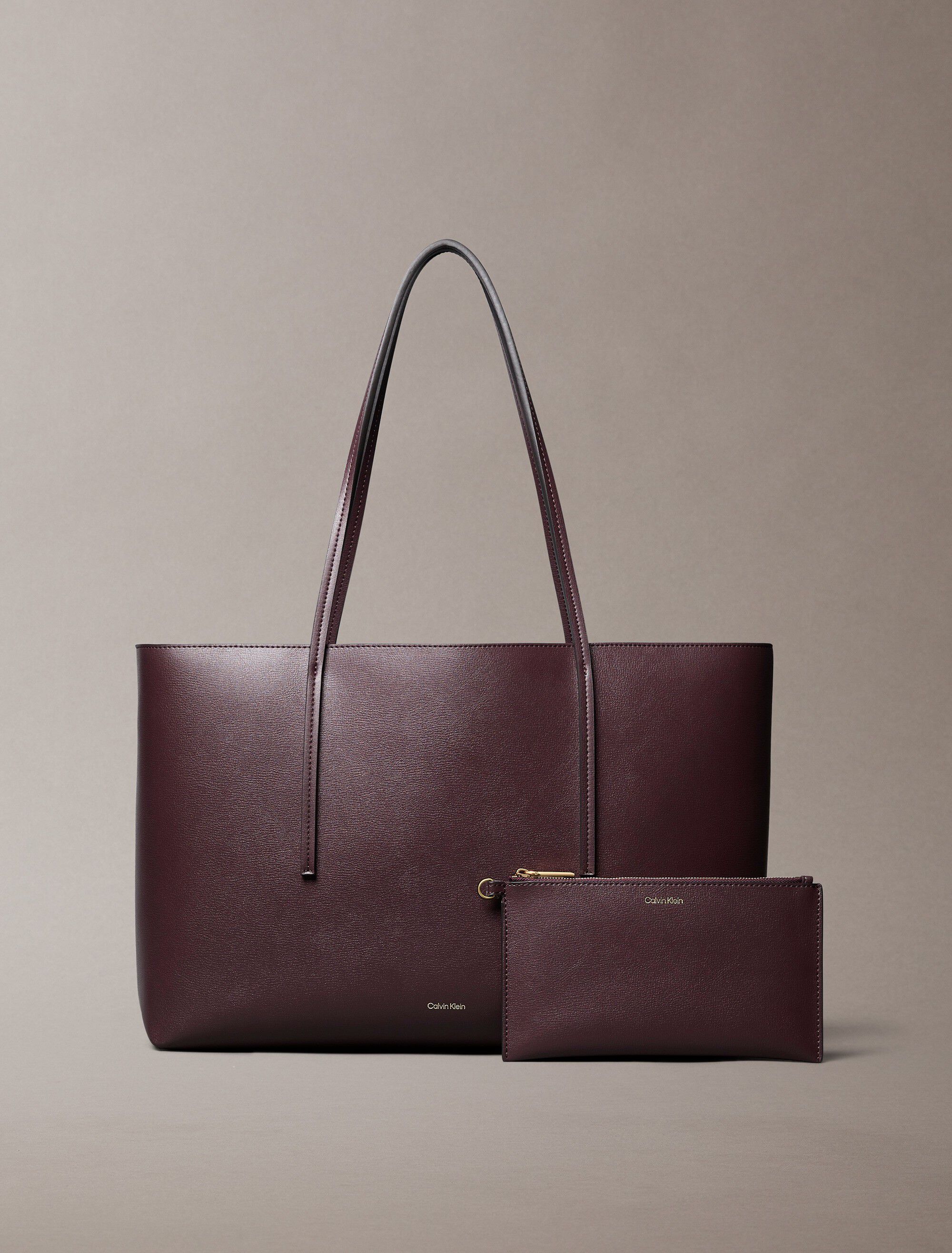 FOIL LOGO TOTE W/POUCH