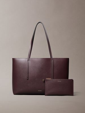 FOIL LOGO TOTE W/POUCH