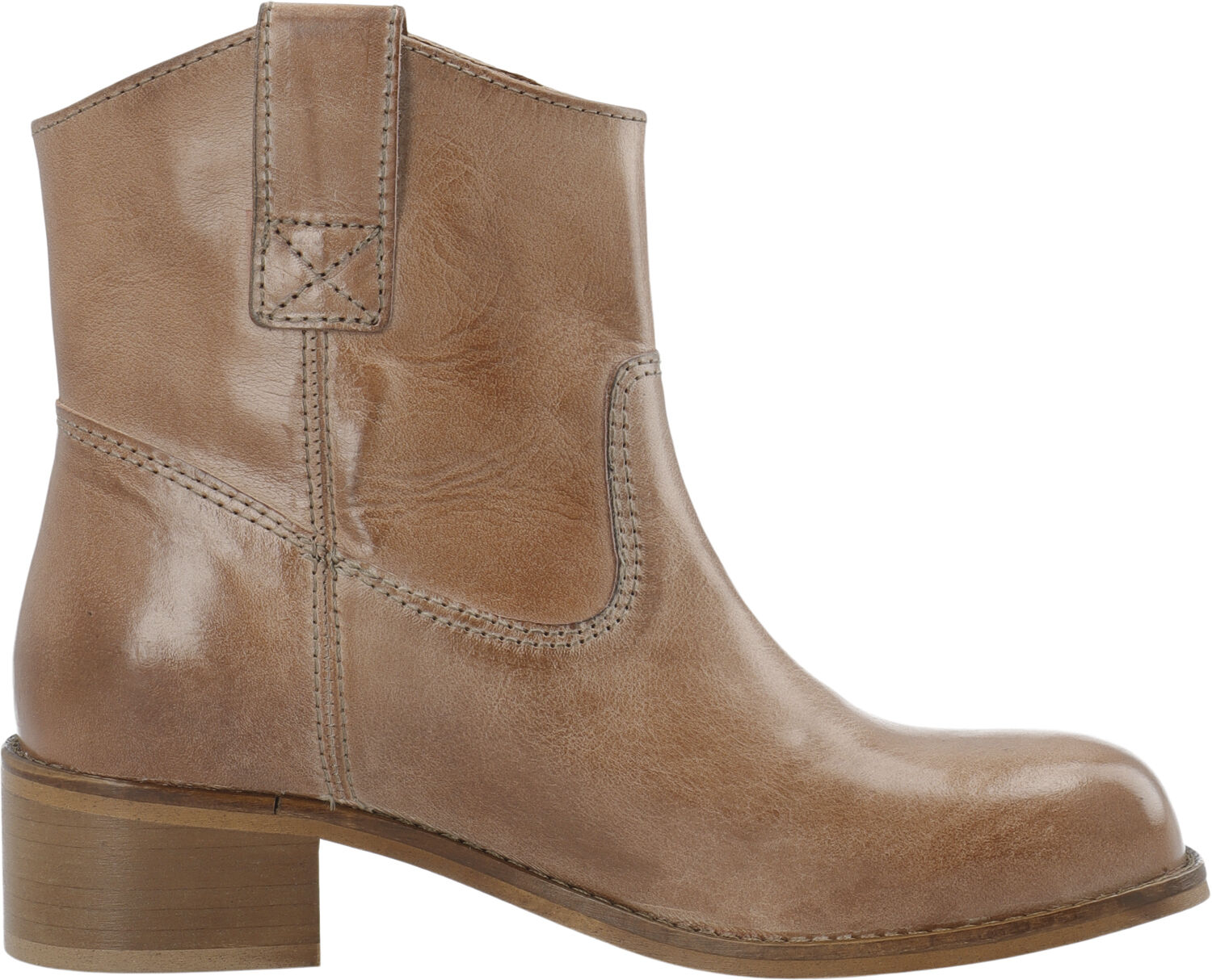 CASVILMA Pull On Low Cut Boot Waxy Leather