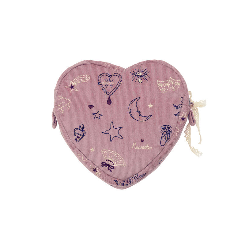 Heart Makeup Bag Purple Theatre Magic