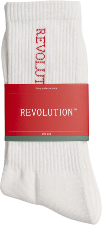 Jaquard Crew Sock in organic cotton