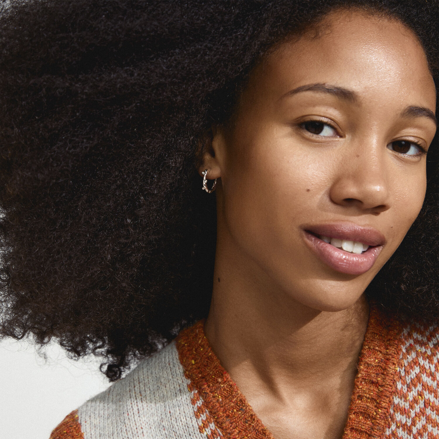 HERMIONE earrings silver-plated