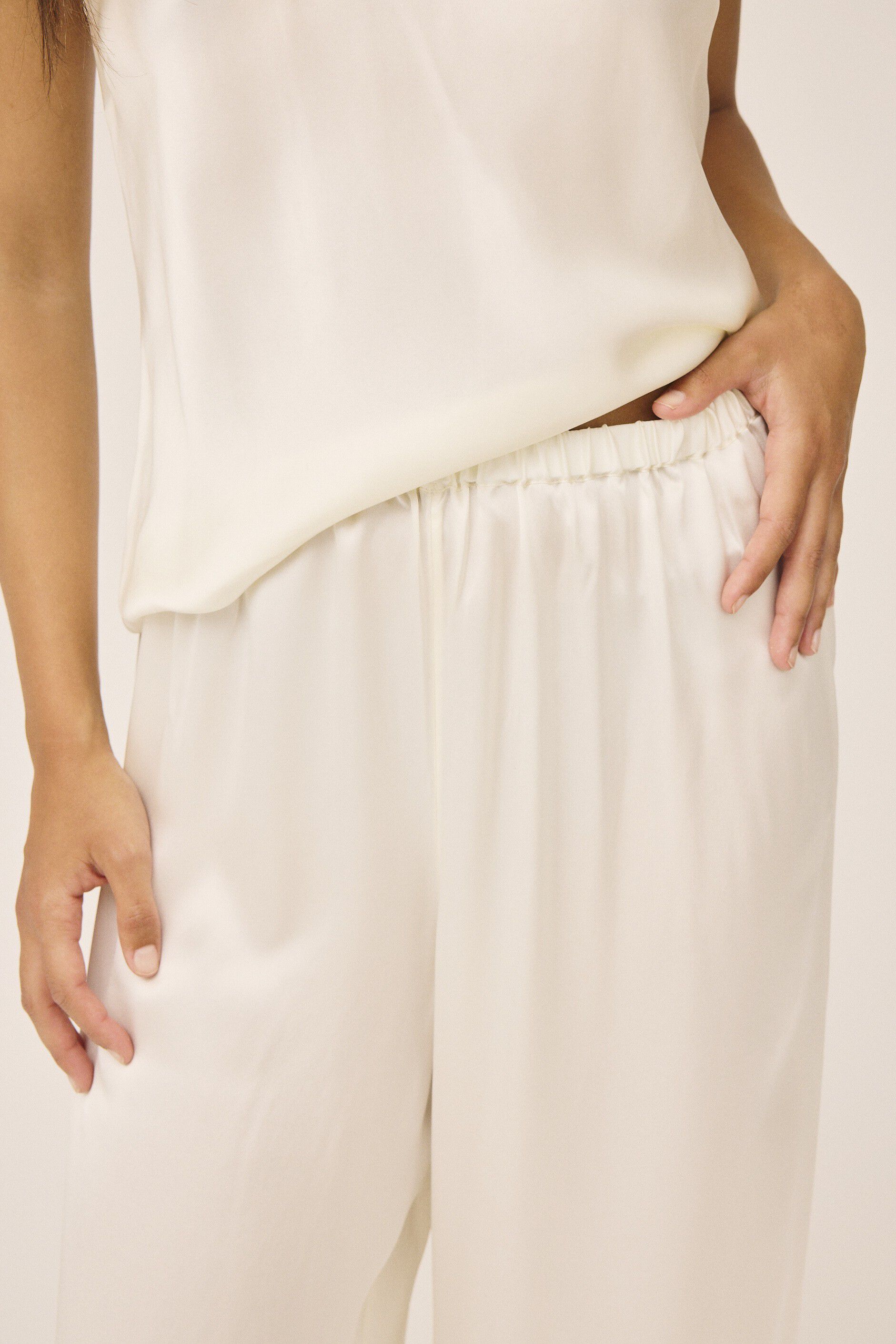 Moon 10 G - Wide Pyjamas Trousers, 100% Silk