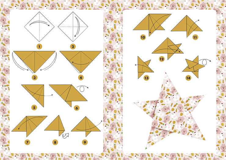 Auzou - Aktivitetssæt - Kawaii origami