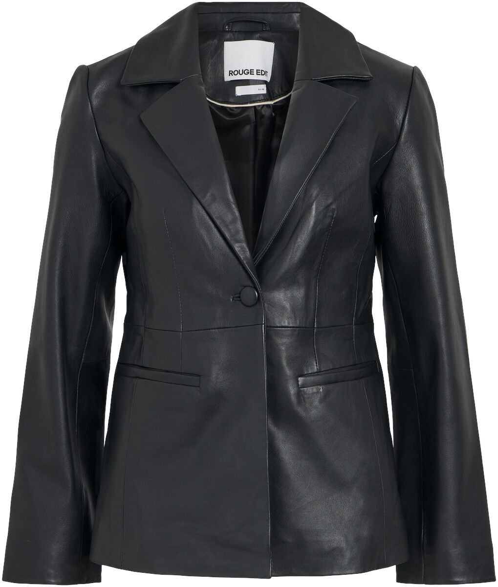 Rouharley L/S Leather Blazer/Ev/Pf