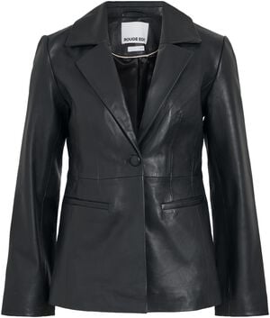ROUHARLEY L/S LEATHER BLAZER/EV/PF
