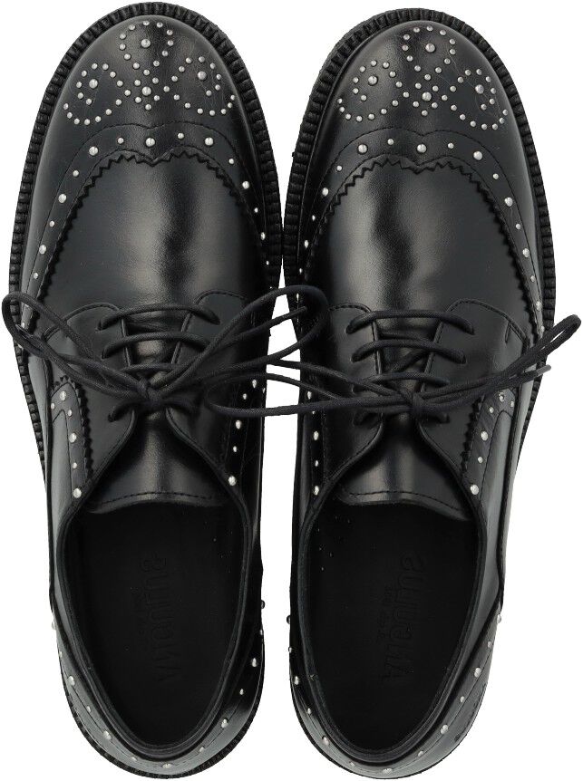 Chunky sn&oslash;resko i l&aelig;der med dekorat