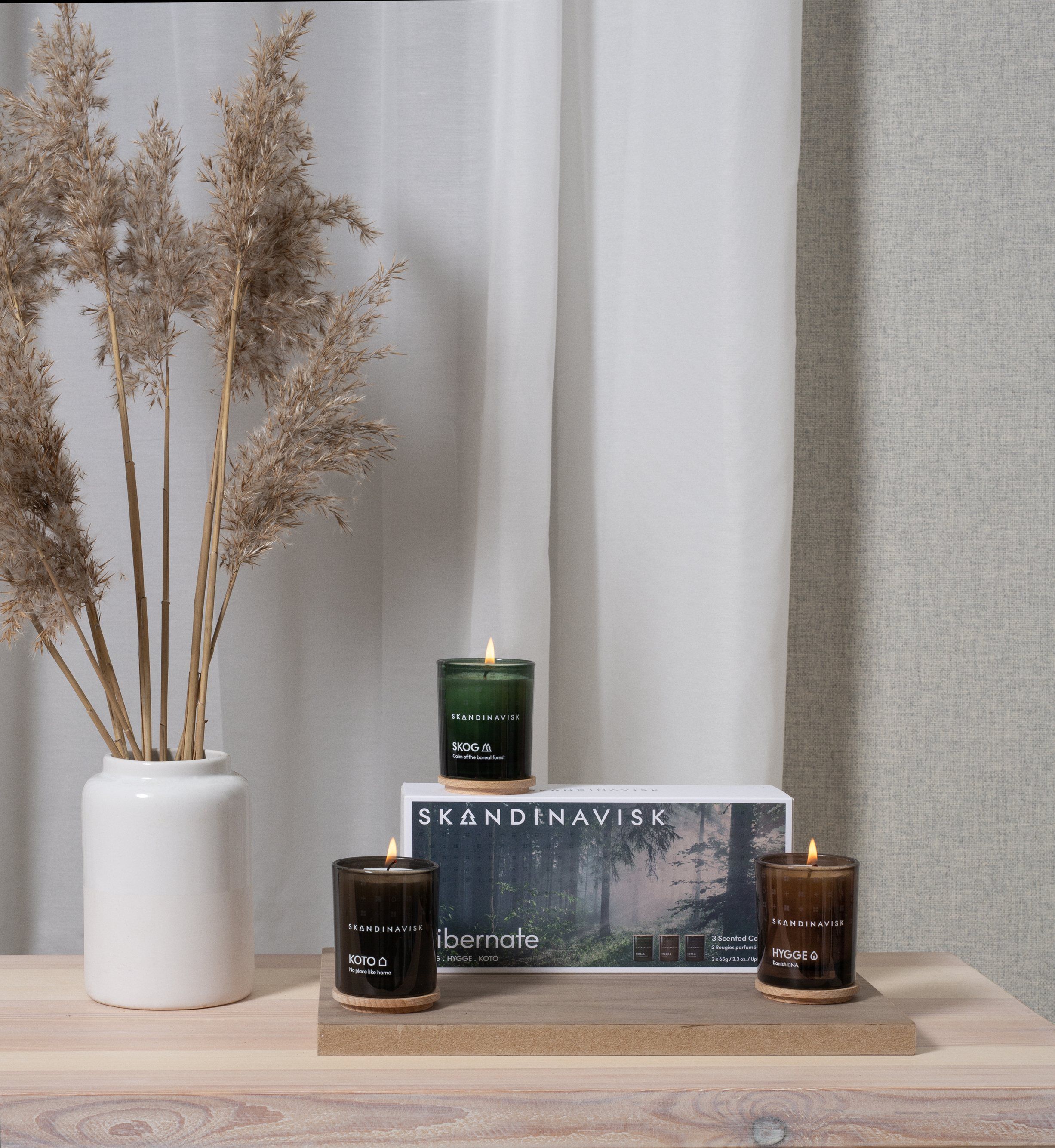 HIBERNATE Mini Candle Giftset 65g x 3