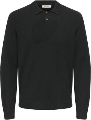 ONSJAY REG LS POLO KNIT