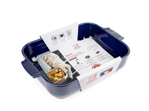 Appolia Keramik Rektangulær Blå 32 cm